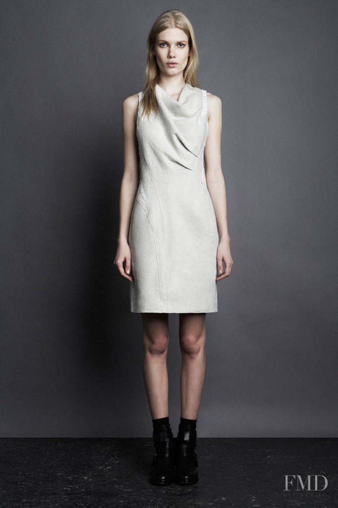 Yulia Terentieva featured in  the Helmut Lang fashion show for Pre-Fall 2011