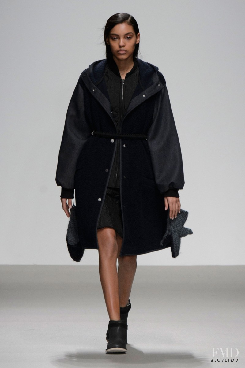 Jasmine Daniels featured in  the Christopher Raeburn fashion show for Autumn/Winter 2015
