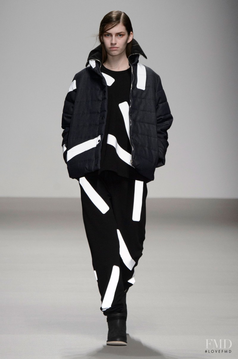 Simona Kirchnerova featured in  the Christopher Raeburn fashion show for Autumn/Winter 2015
