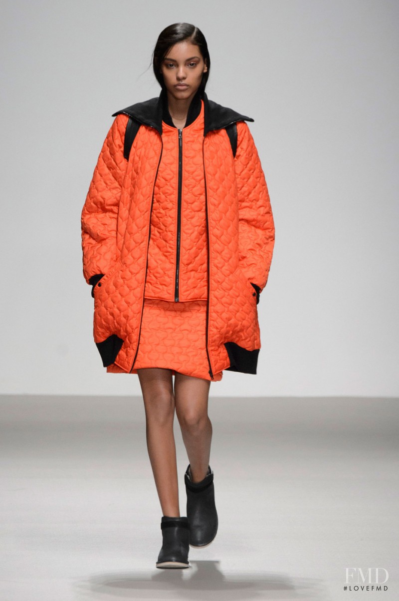 Jasmine Daniels featured in  the Christopher Raeburn fashion show for Autumn/Winter 2015