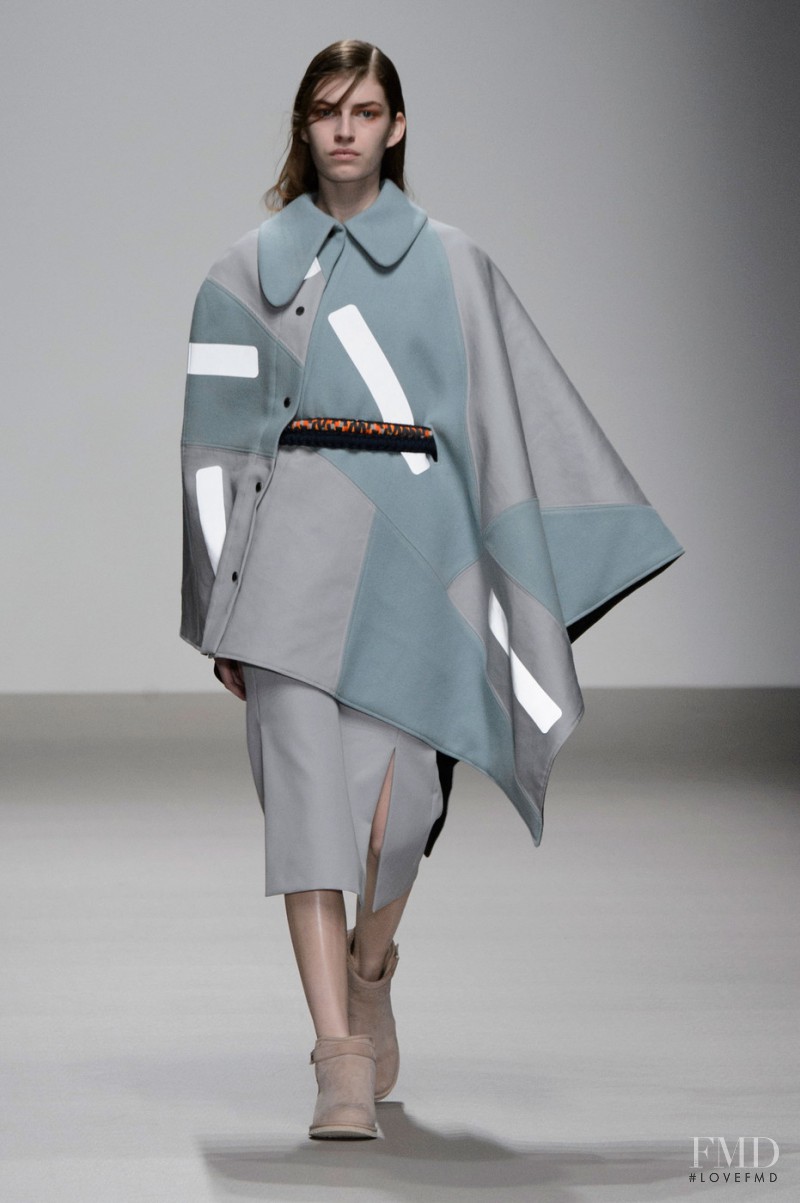 Simona Kirchnerova featured in  the Christopher Raeburn fashion show for Autumn/Winter 2015