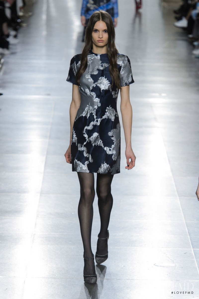 Zita Farkas featured in  the Michael van der Ham fashion show for Autumn/Winter 2015