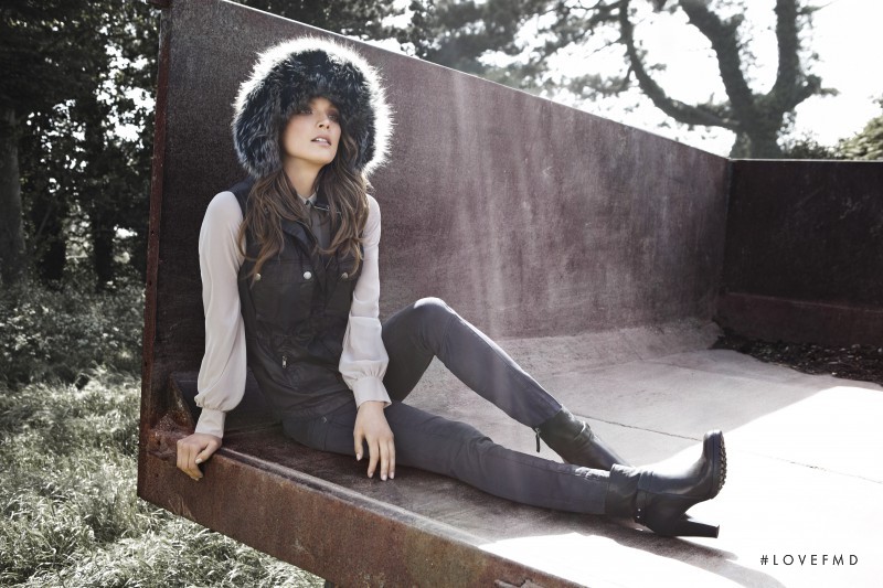 Jira Kohl featured in  the Mint Velvet advertisement for Autumn/Winter 2012