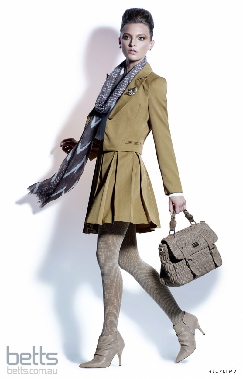 Jira Kohl featured in  the betts advertisement for Autumn/Winter 2011