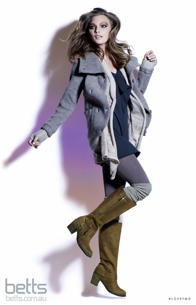 Jira Kohl featured in  the betts advertisement for Autumn/Winter 2011