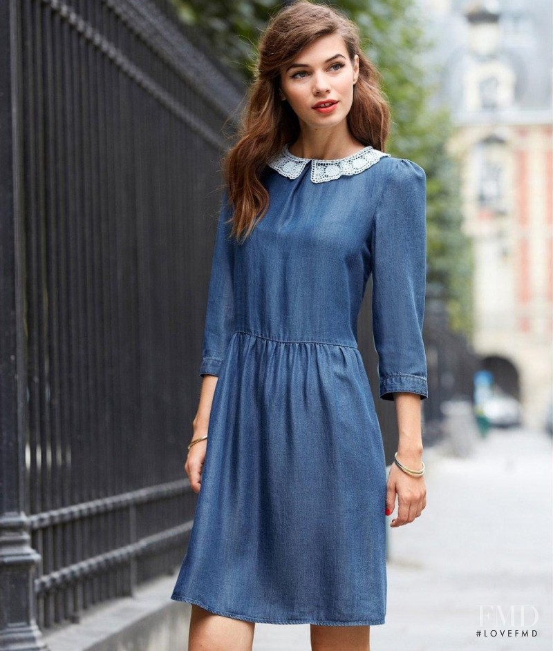 Iulia Carstea featured in  the La Redoute Mademoiselle catalogue for Spring/Summer 2015