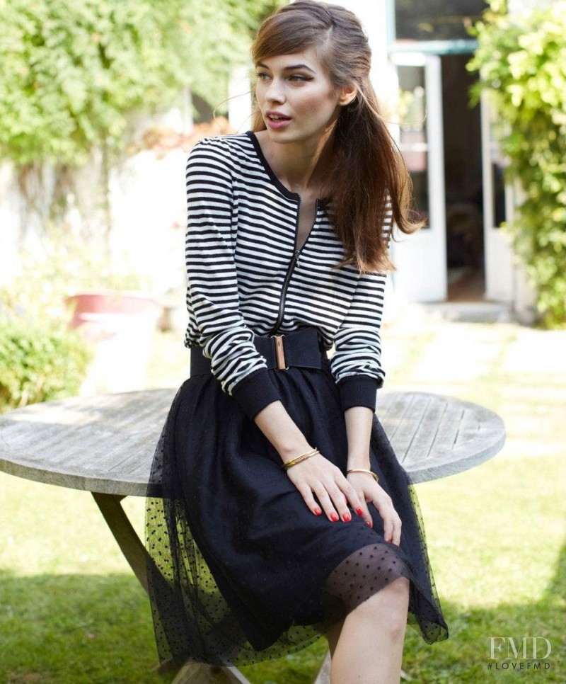 Iulia Carstea featured in  the La Redoute Mademoiselle catalogue for Spring/Summer 2015