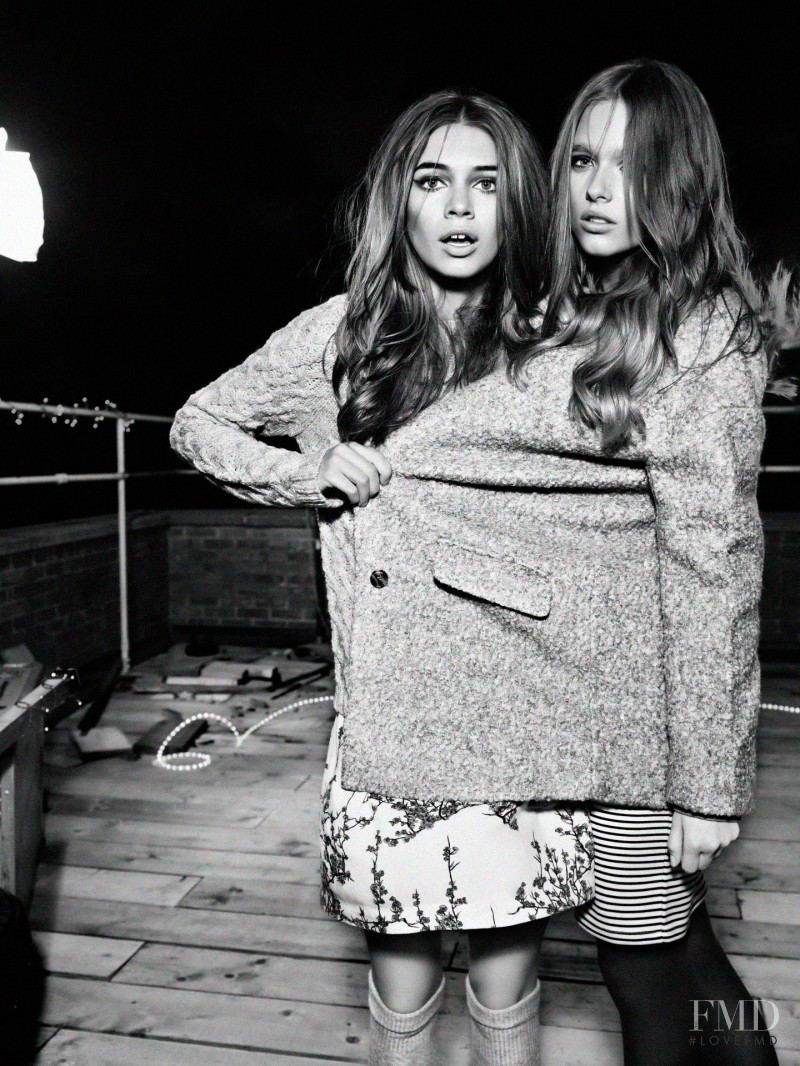 Iulia Carstea featured in  the Pull & Bear advertisement for Autumn/Winter 2011