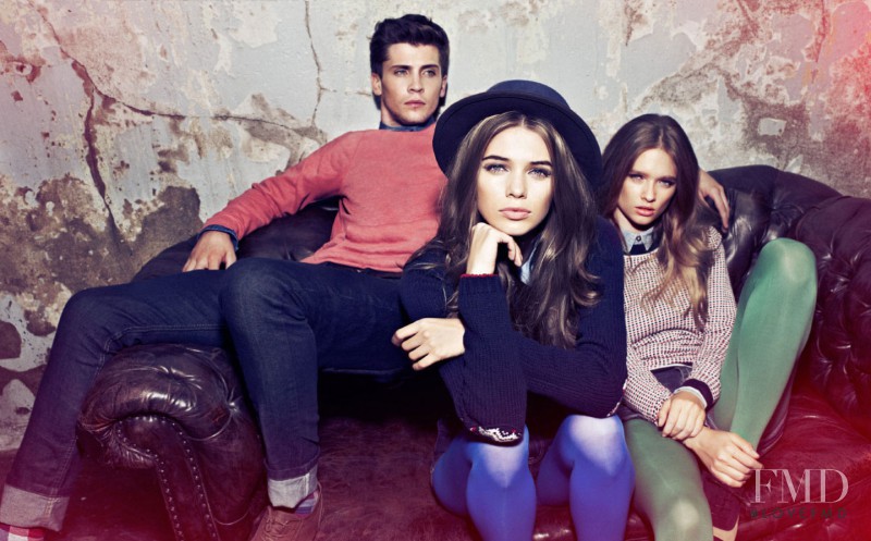 Iulia Carstea featured in  the Pull & Bear advertisement for Autumn/Winter 2011