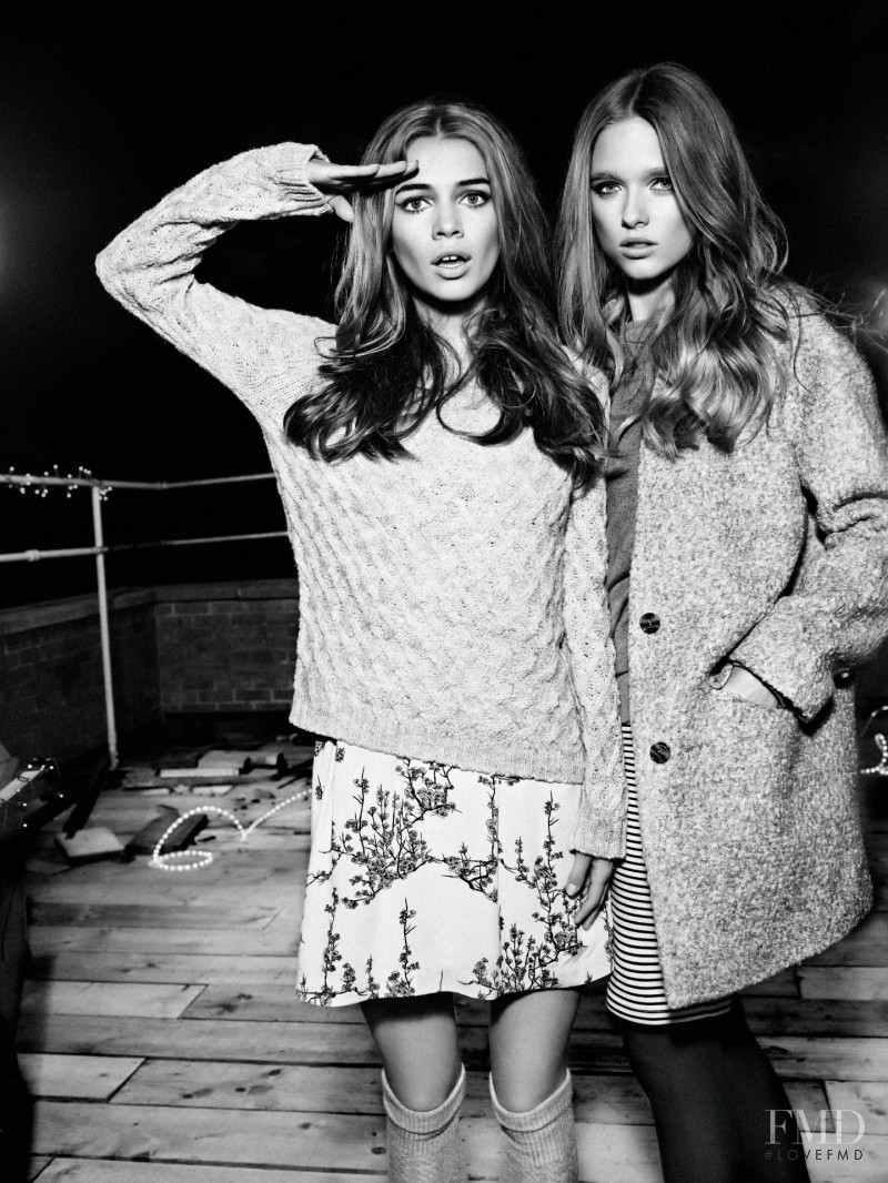 Iulia Carstea featured in  the Pull & Bear advertisement for Autumn/Winter 2011