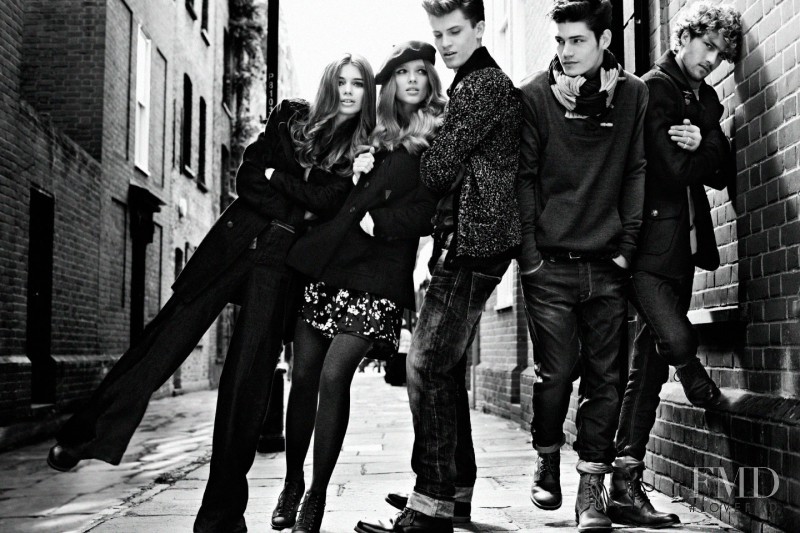 Iulia Carstea featured in  the Pull & Bear advertisement for Autumn/Winter 2011