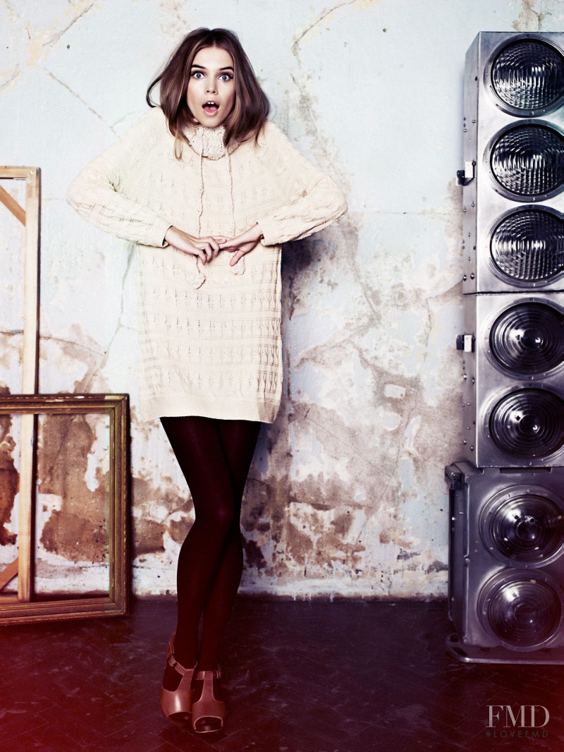 Iulia Carstea featured in  the Pull & Bear advertisement for Autumn/Winter 2011