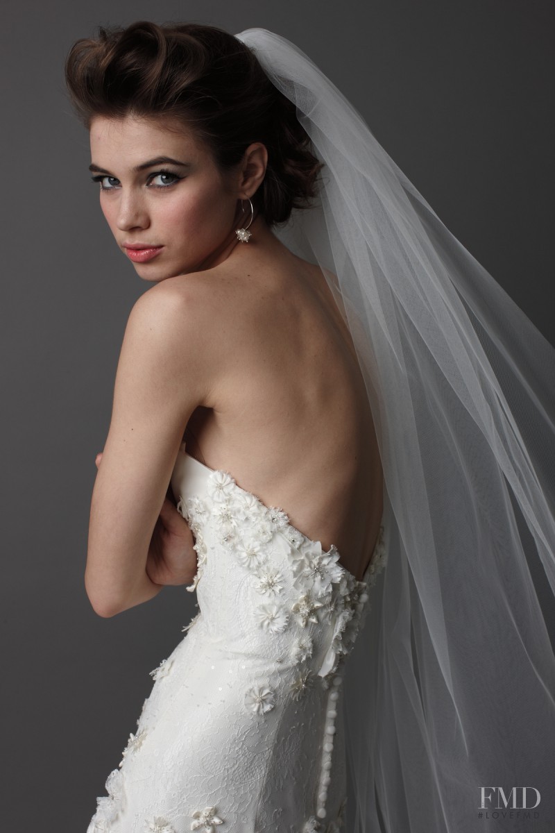 Iulia Carstea featured in  the Watters Bridal Collection catalogue for Spring/Summer 2010