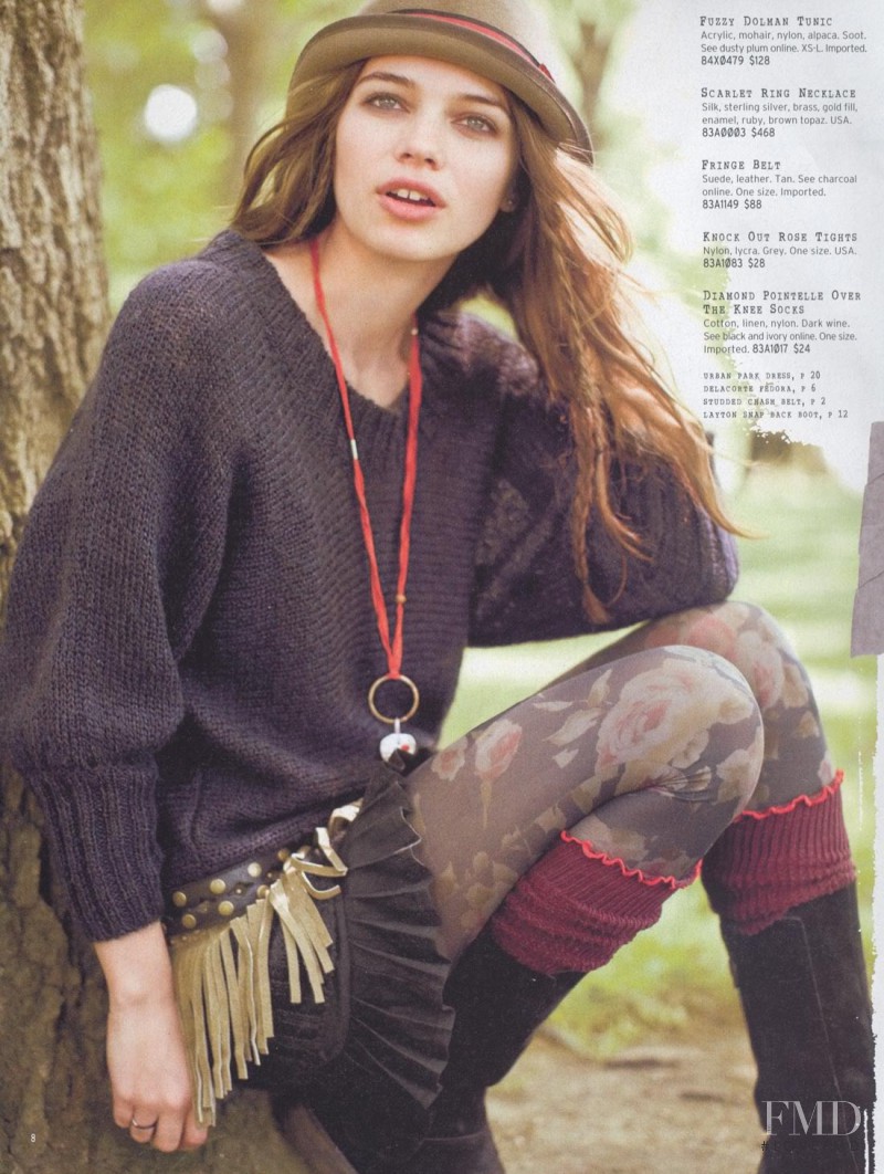 Iulia Carstea featured in  the Free People catalogue for Fall 2008