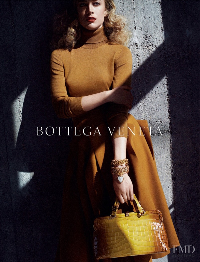 Raquel Zimmermann featured in  the Bottega Veneta advertisement for Autumn/Winter 2013