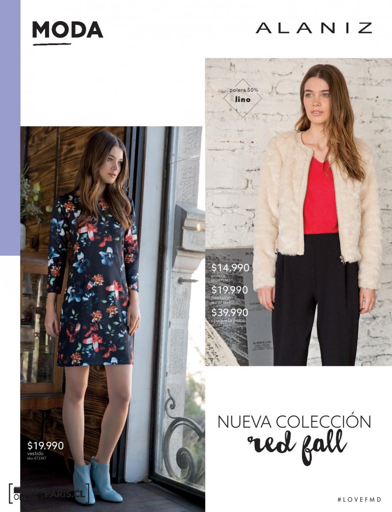 Iulia Carstea featured in  the paris (RETAILER) catalogue for Autumn/Winter 2014