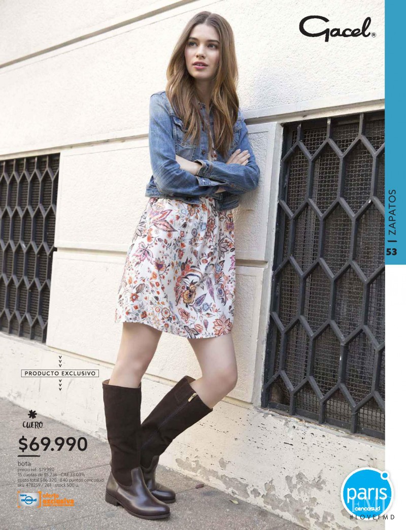 Iulia Carstea featured in  the paris (RETAILER) catalogue for Autumn/Winter 2014