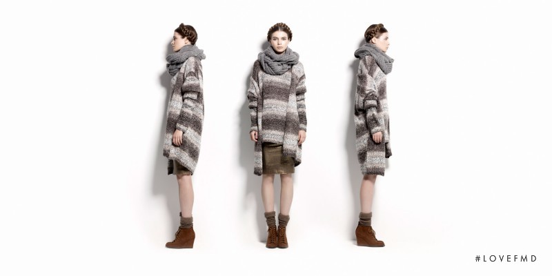 Iulia Carstea featured in  the Pull & Bear lookbook for Winter 2011