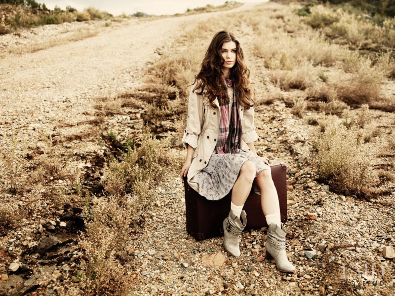 Iulia Carstea featured in  the LC Waikiki catalogue for Spring 2011
