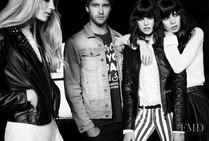 Iulia Carstea featured in  the Pull & Bear advertisement for Autumn/Winter 2012