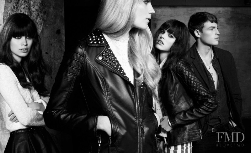 Iulia Carstea featured in  the Pull & Bear advertisement for Autumn/Winter 2012
