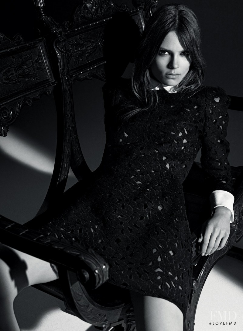 Caroline Brasch Nielsen featured in  the Jill Stuart advertisement for Autumn/Winter 2013