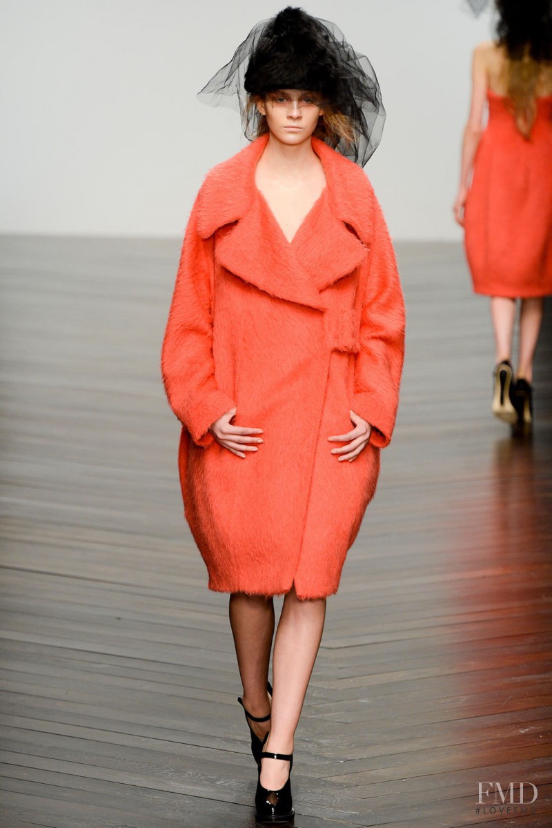 Kirstie Brittain featured in  the John Rocha fashion show for Autumn/Winter 2013