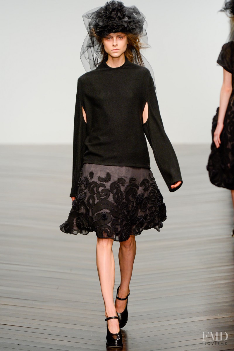 Isaac Lindsay featured in  the John Rocha fashion show for Autumn/Winter 2013