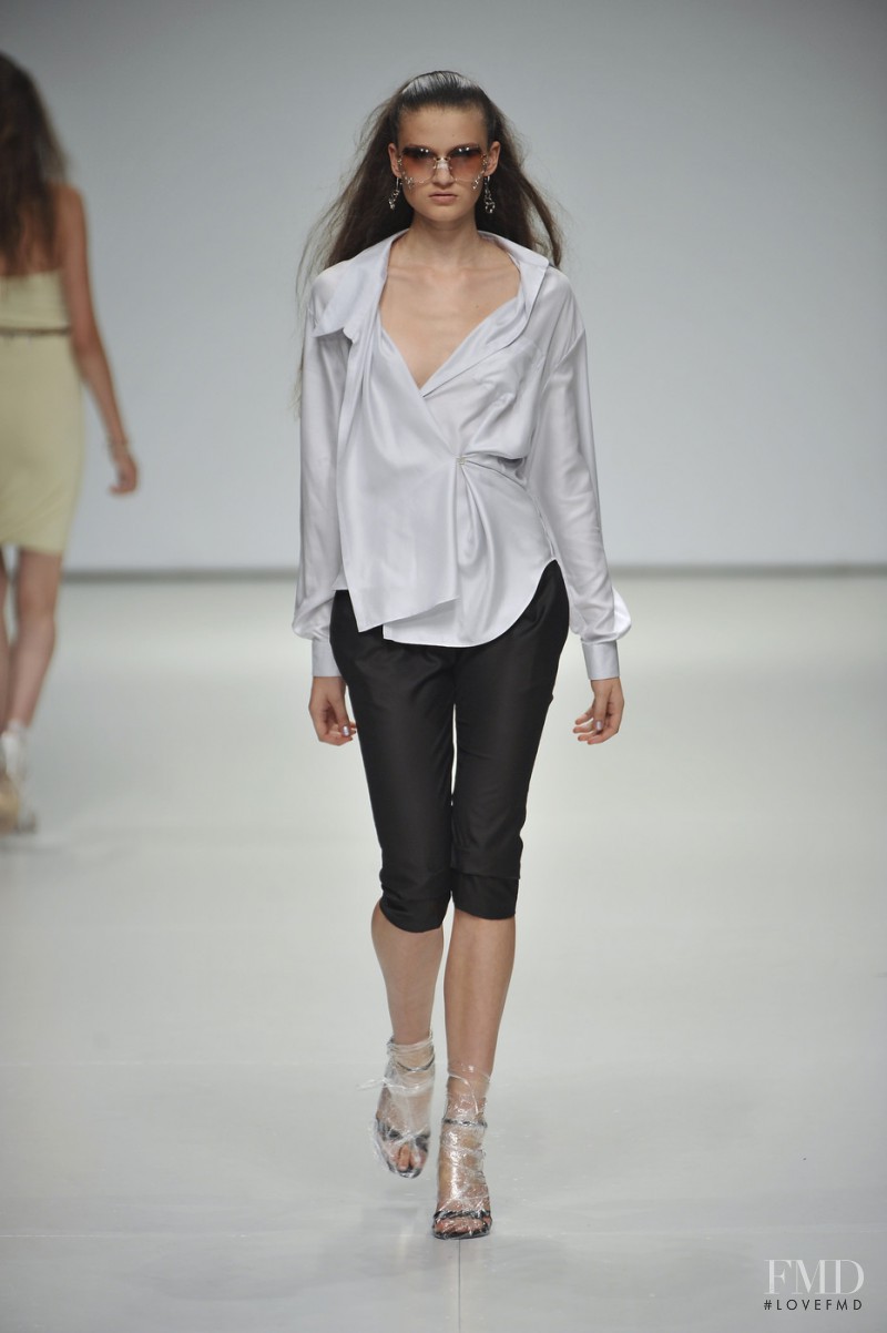 Lydia Beesley featured in  the Ann-Sofie Back fashion show for Spring/Summer 2009