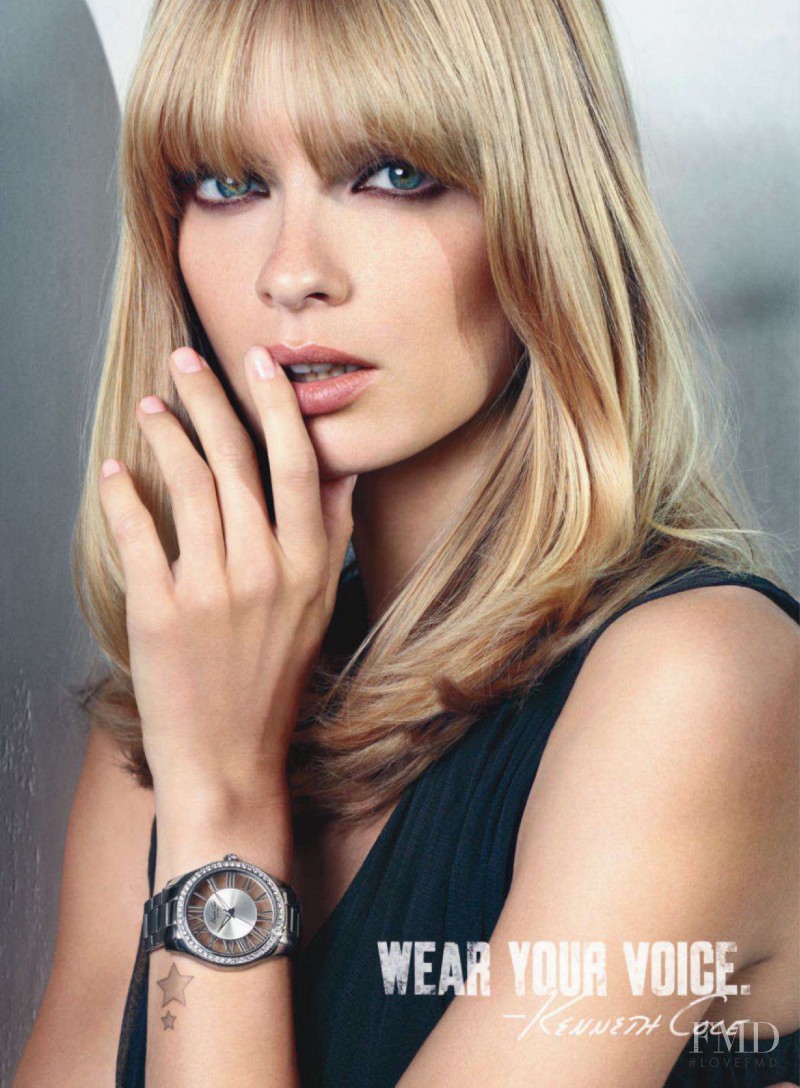 Julia Stegner featured in  the Kenneth Cole New York advertisement for Autumn/Winter 2012