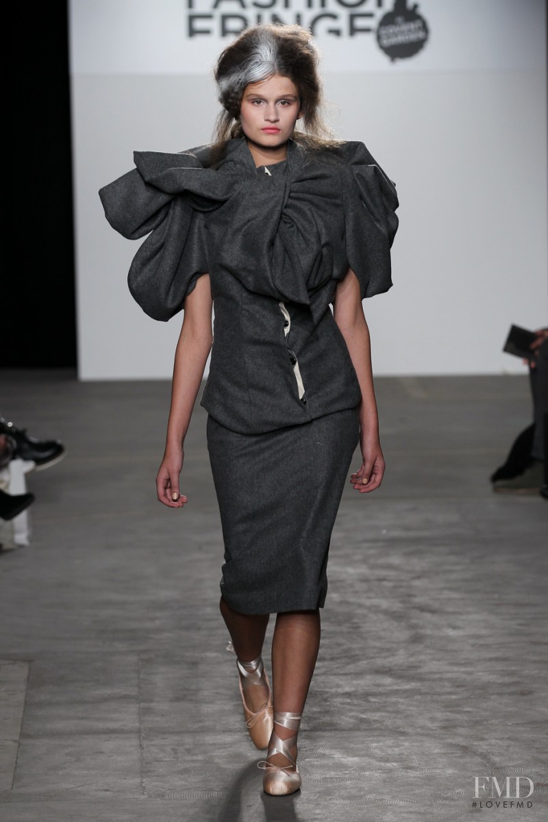 Lydia Beesley featured in  the Fashion Fringe fashion show for Spring/Summer 2011