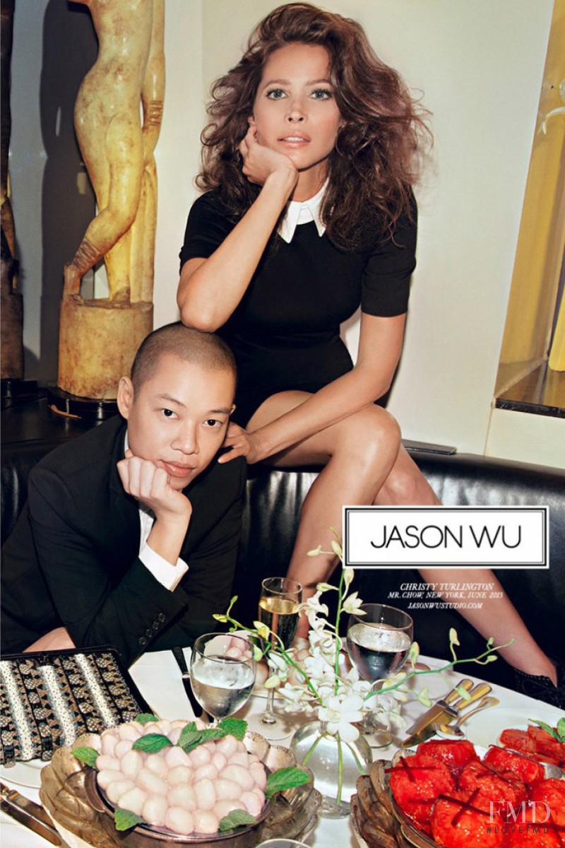 Christy Turlington featured in  the Jason Wu advertisement for Autumn/Winter 2013