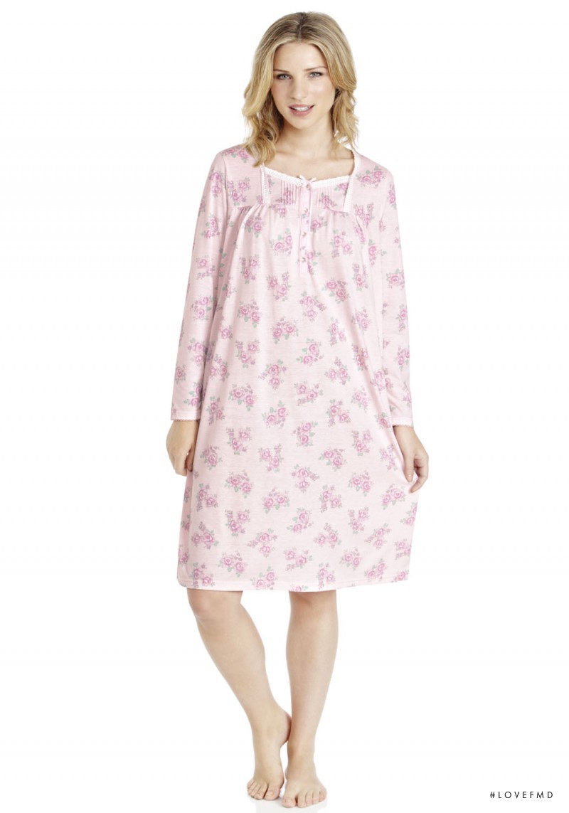 Tessa Maye featured in  the Tesco - F&F (RETAILER) nightwear catalogue for Spring/Summer 2014