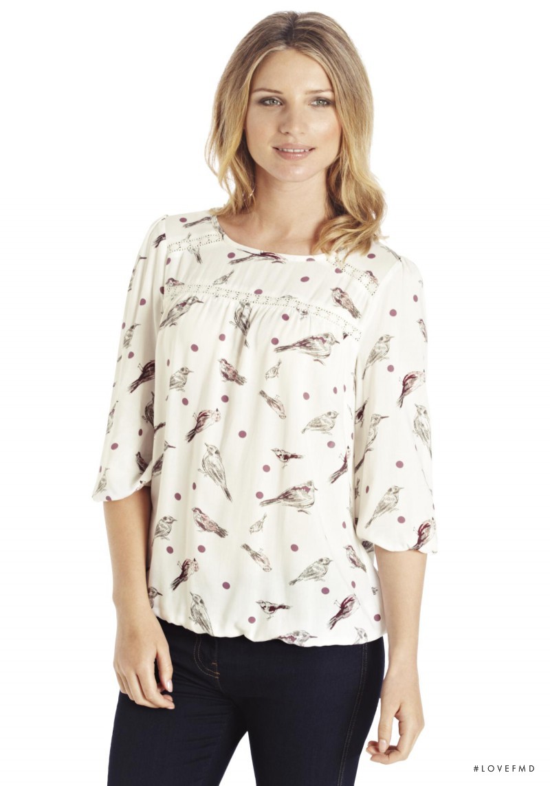 Tessa Maye featured in  the Tesco - F&F (RETAILER) catalogue for Spring/Summer 2014