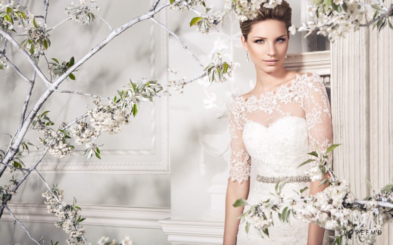 Tessa Maye featured in  the Ellis Bridal catalogue for Spring/Summer 2014