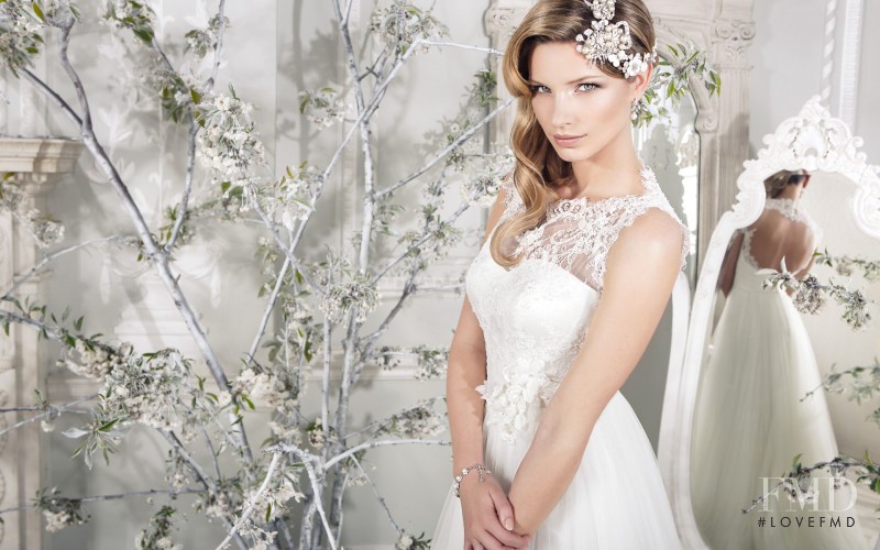 Tessa Maye featured in  the Ellis Bridal catalogue for Spring/Summer 2014