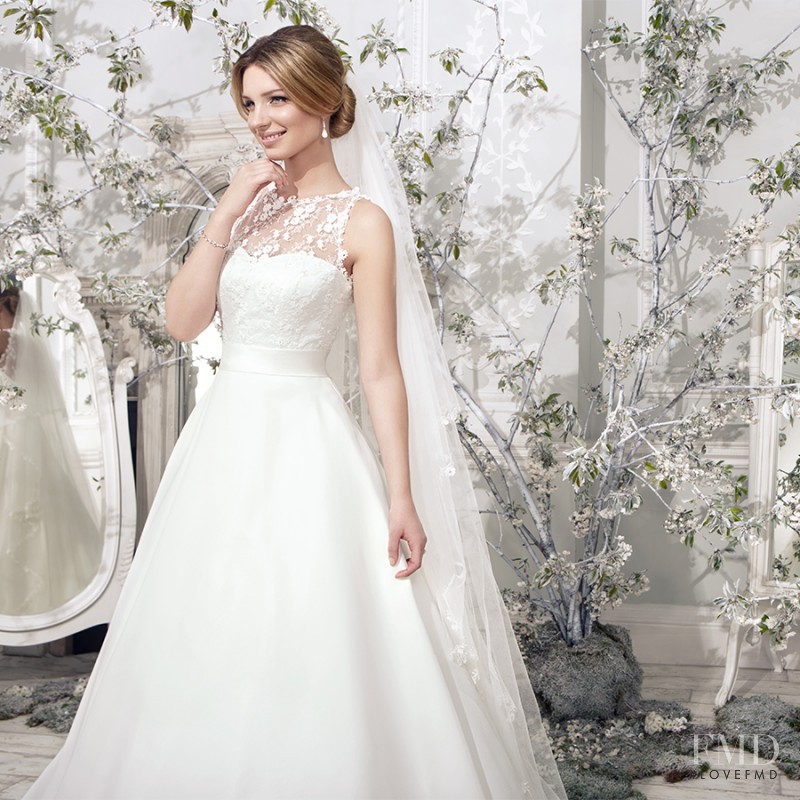 Tessa Maye featured in  the Ellis Bridal catalogue for Spring/Summer 2014