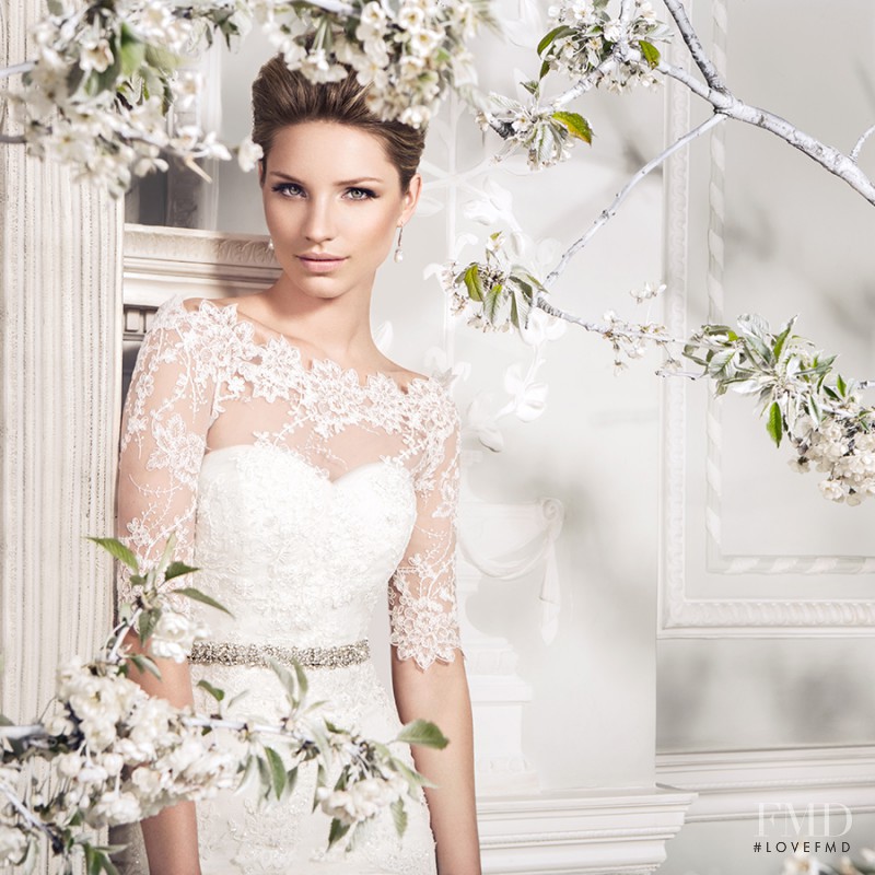 Tessa Maye featured in  the Ellis Bridal catalogue for Spring/Summer 2014