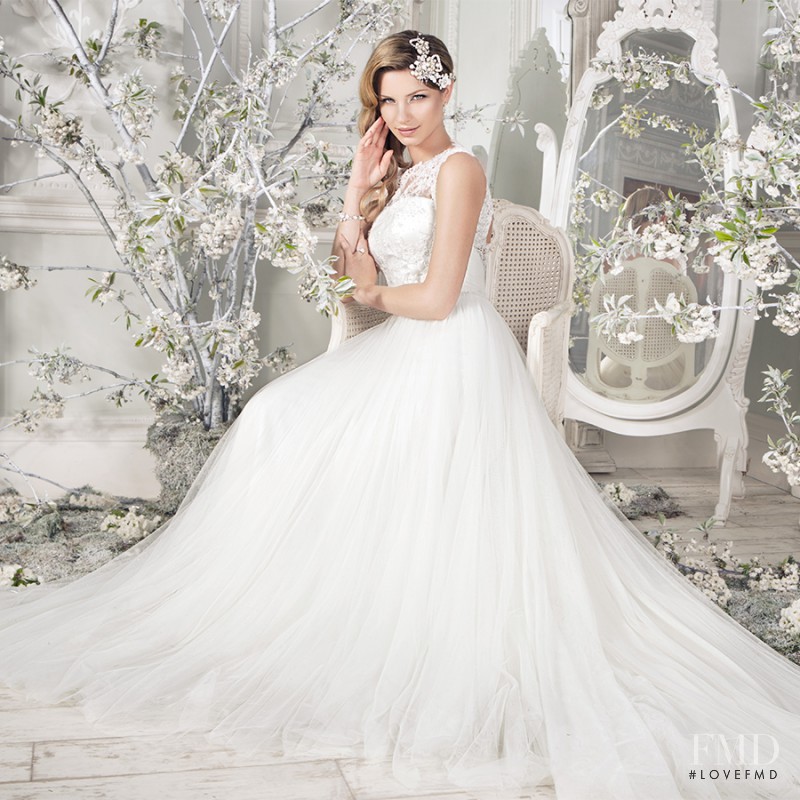 Tessa Maye featured in  the Ellis Bridal catalogue for Spring/Summer 2014