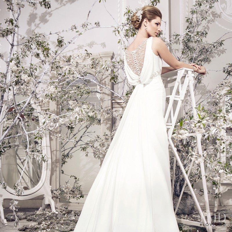 Tessa Maye featured in  the Ellis Bridal catalogue for Spring/Summer 2014