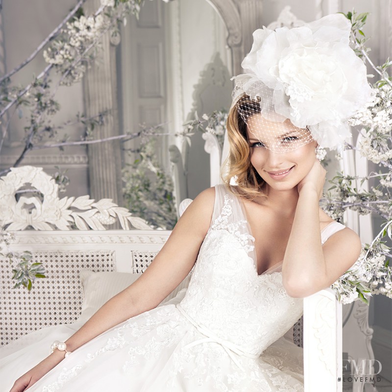 Tessa Maye featured in  the Ellis Bridal catalogue for Spring/Summer 2014