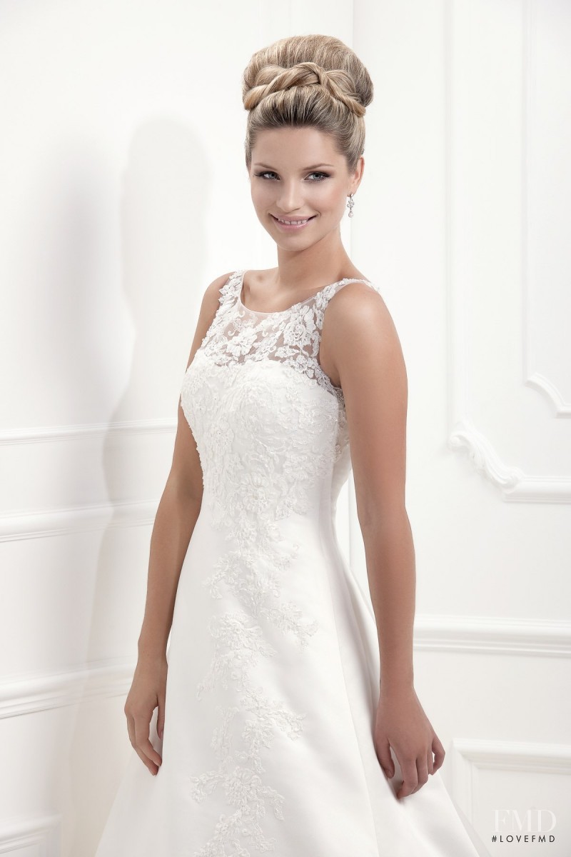 Tessa Maye featured in  the Ellis Bridal catalogue for Spring/Summer 2015