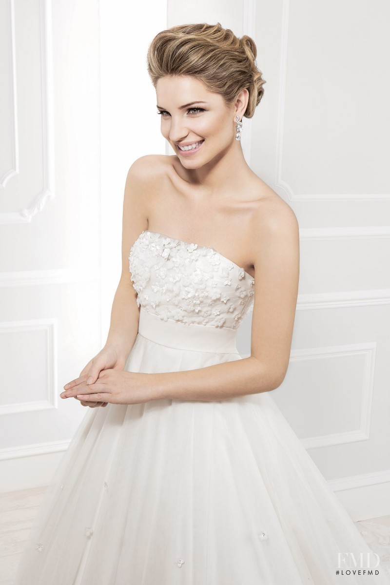 Tessa Maye featured in  the Ellis Bridal catalogue for Spring/Summer 2015