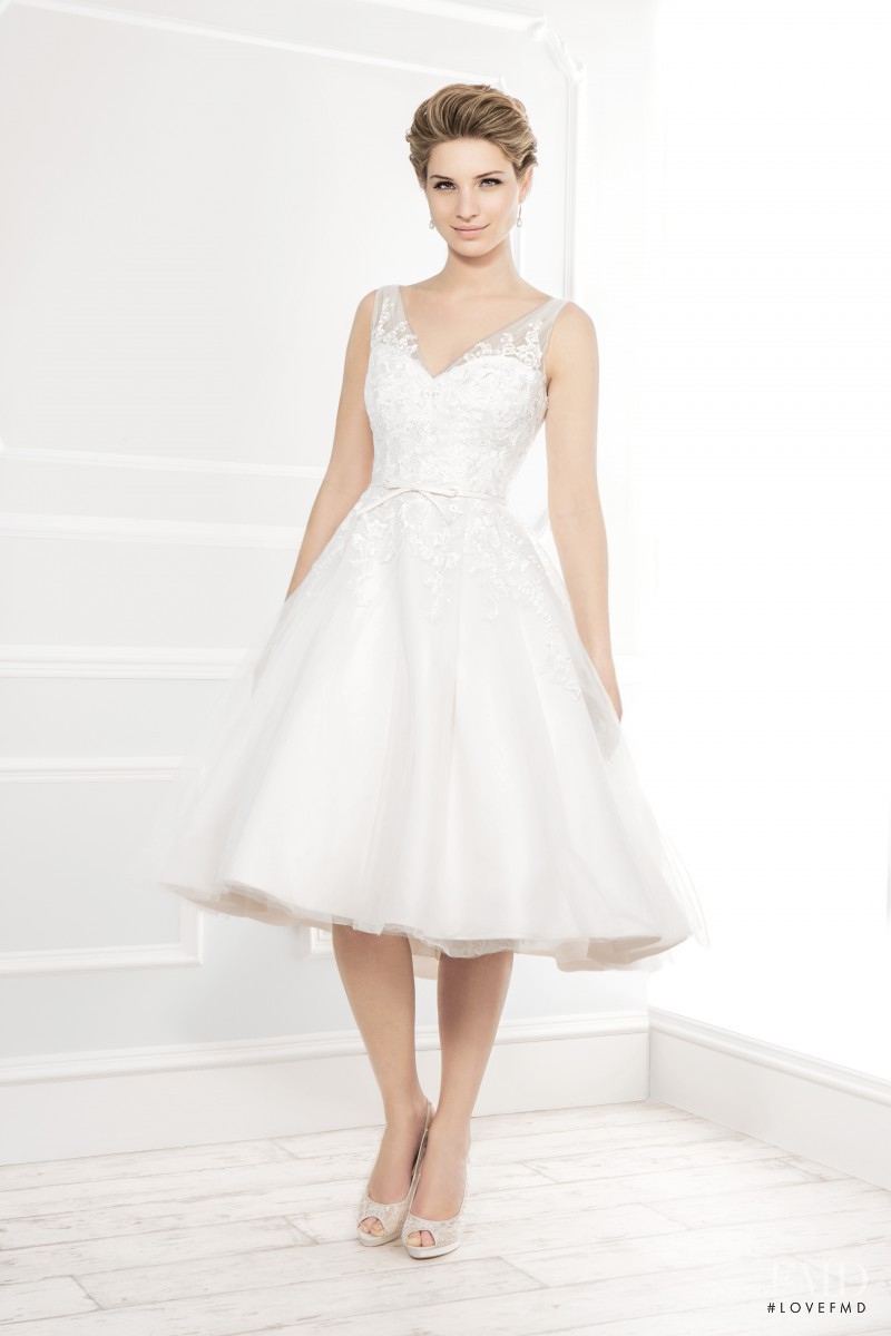 Tessa Maye featured in  the Ellis Bridal catalogue for Spring/Summer 2015