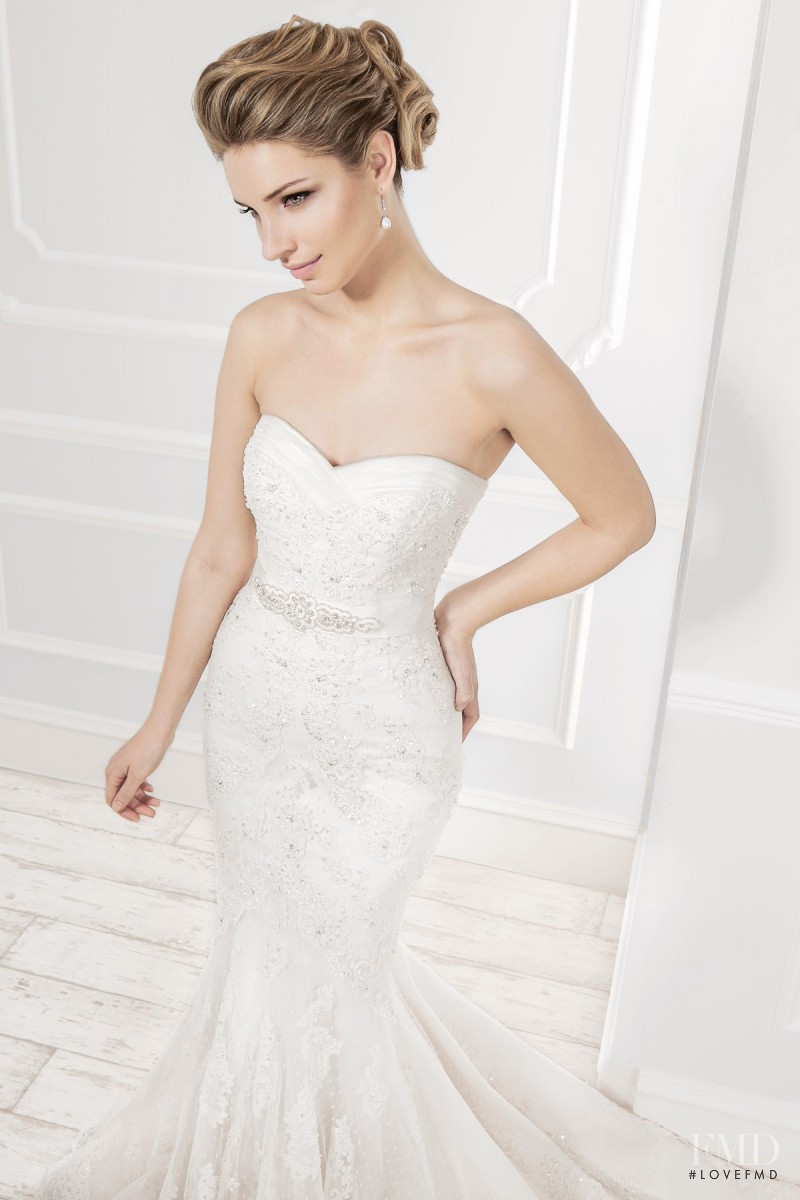 Tessa Maye featured in  the Ellis Bridal catalogue for Spring/Summer 2015