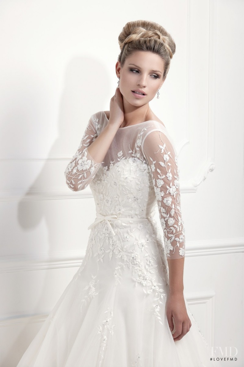 Tessa Maye featured in  the Ellis Bridal catalogue for Spring/Summer 2015