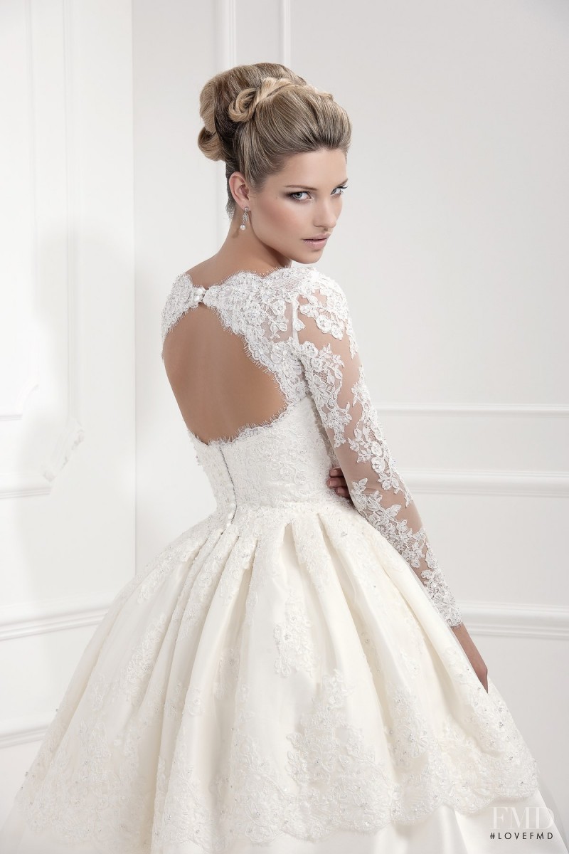 Tessa Maye featured in  the Ellis Bridal catalogue for Spring/Summer 2015