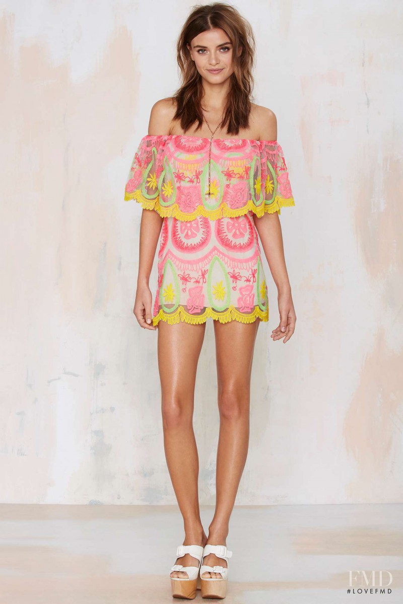 Laís Oliveira Navarro featured in  the Nasty Gal catalogue for Spring/Summer 2015