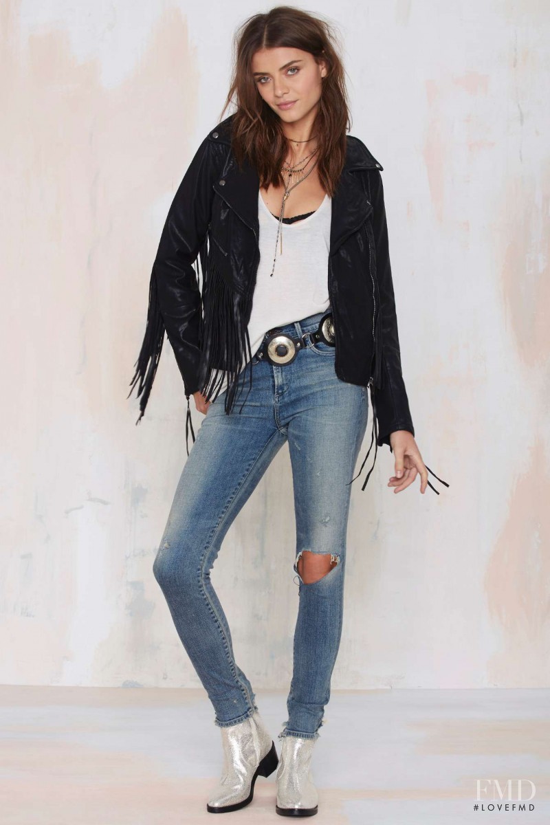 Laís Oliveira Navarro featured in  the Nasty Gal catalogue for Spring/Summer 2015