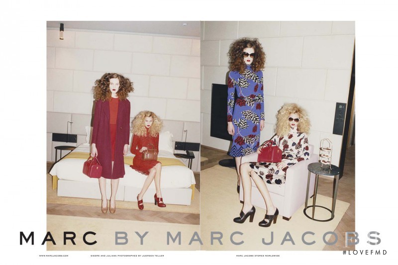 Giedre Kiaulenaite featured in  the Marc by Marc Jacobs advertisement for Autumn/Winter 2013